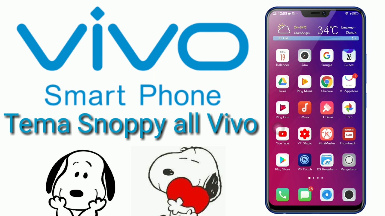 Vivo Theme - Tema Snoppy