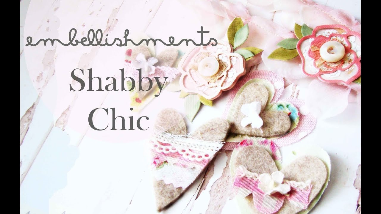 Embellishments Shabby Chic DIY  scrapbook embellishments Tutorial SCRAPBOOKING | Iralamija