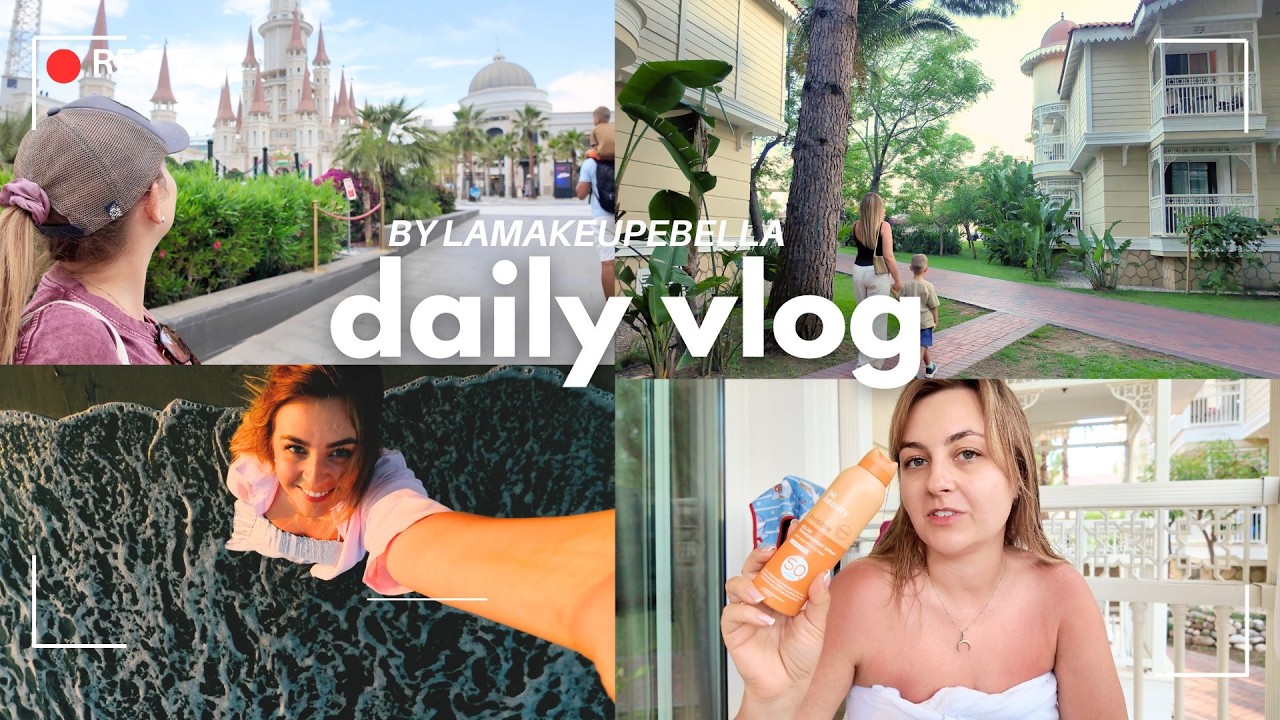 vlog: turecki Disneyland?! 🤯 | ten hotel to raj z dzieckiem | tego spf-a nie kupujcie 🥵