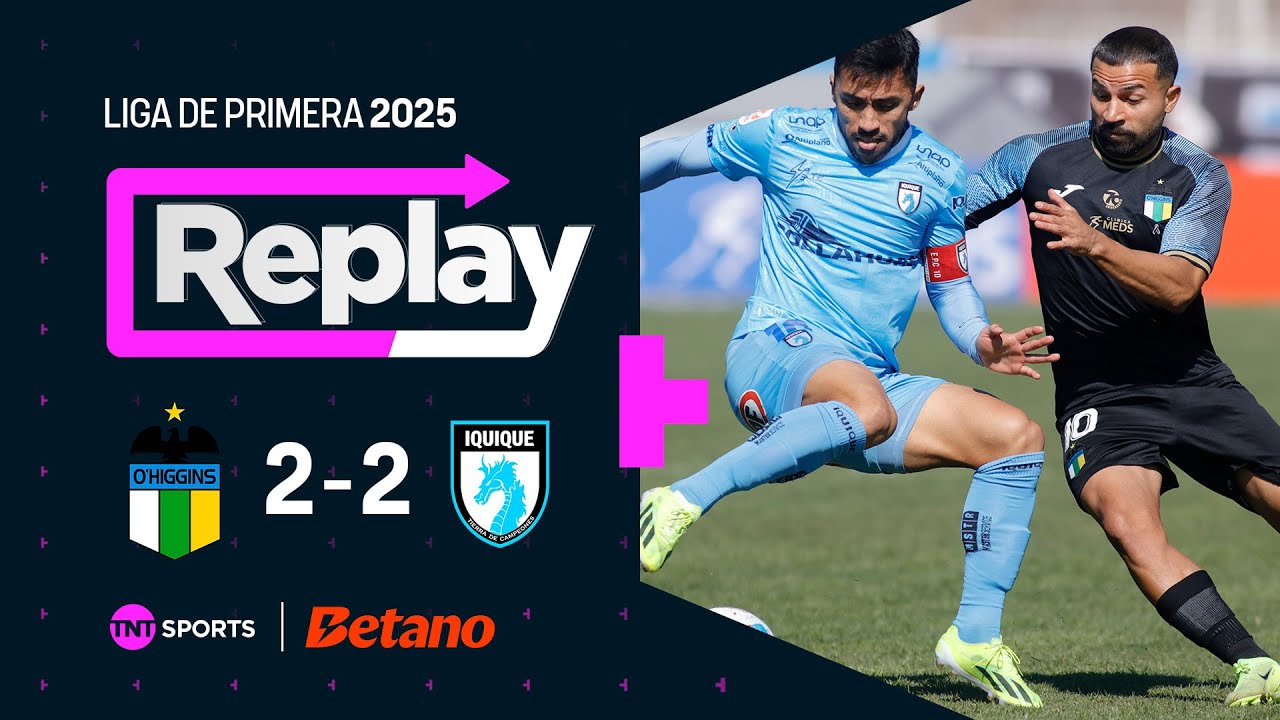 TNT Sports Replay | O'Higgins 2-2 Deportes Iquique | Fecha 9