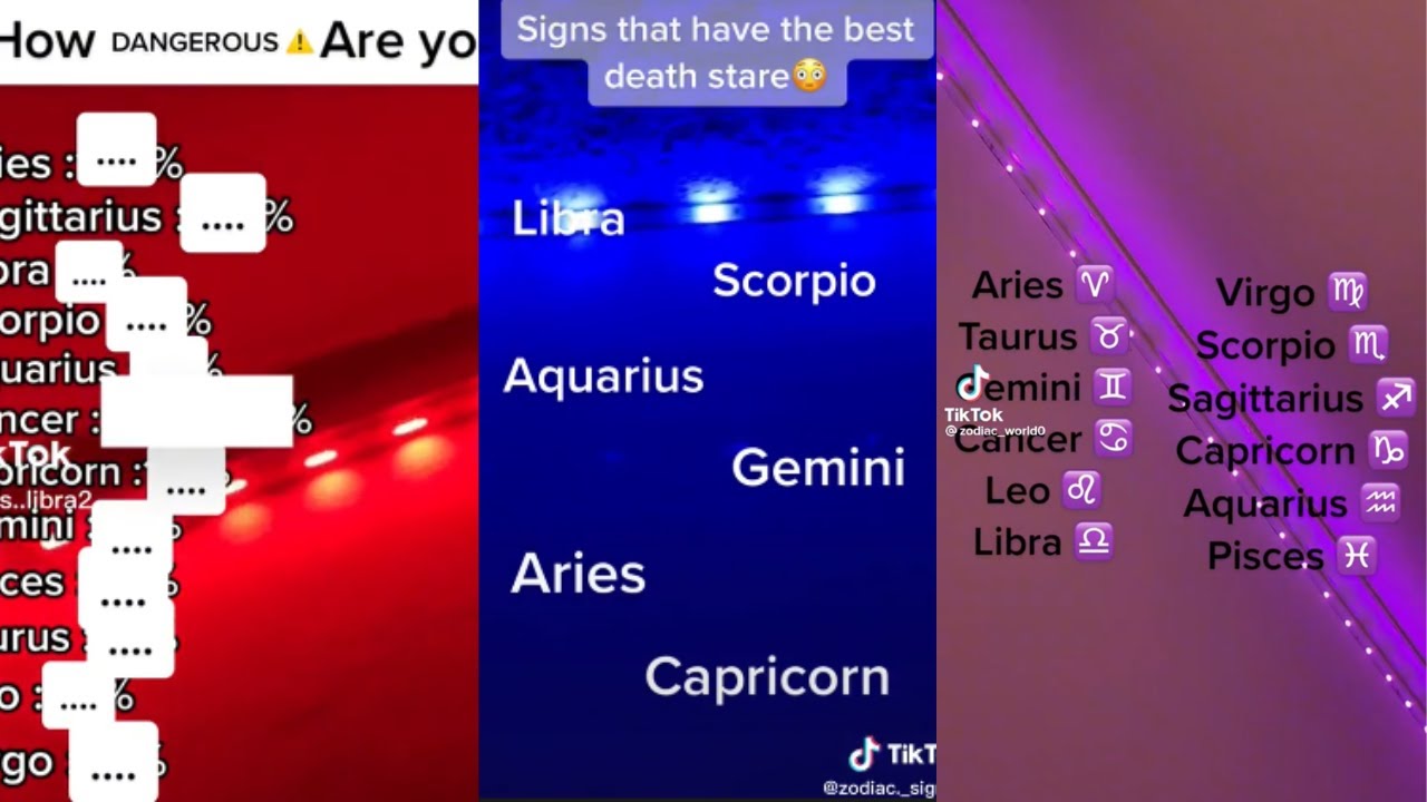 Zodiac Signs TikTok Compilation 🔮Part 88🔮