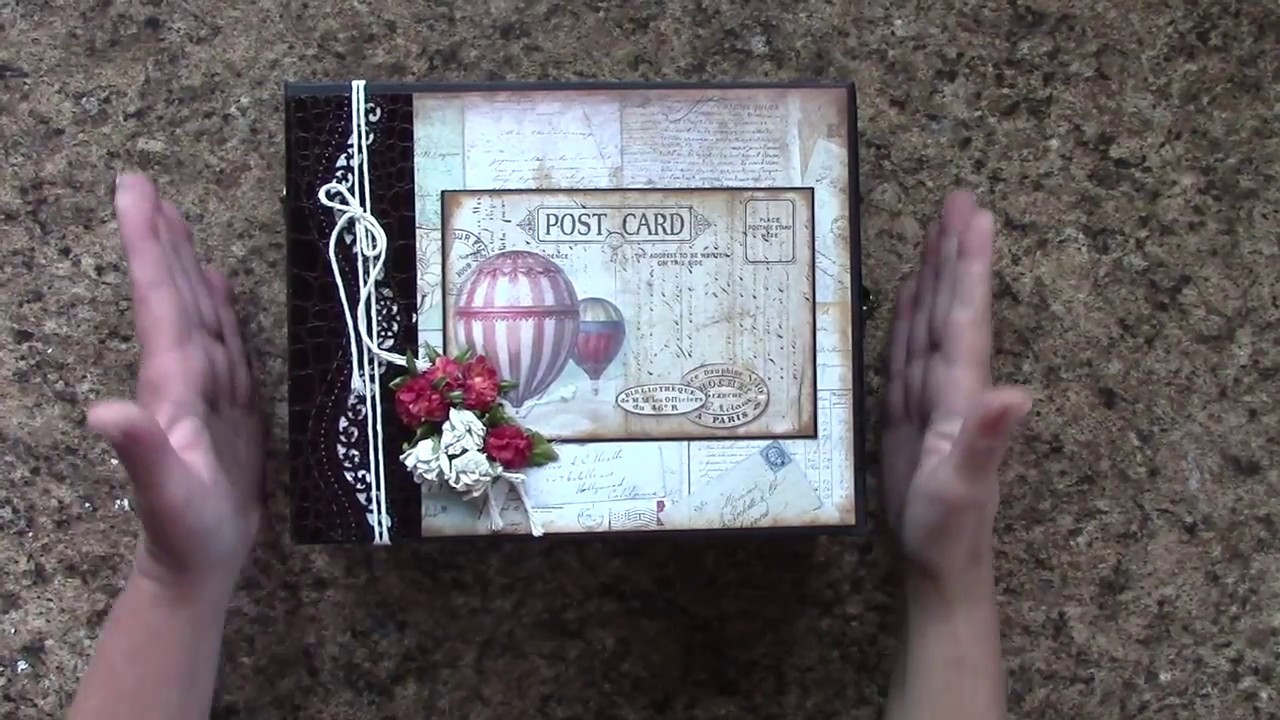 MINI ALBUM WALK-THROUGH STAMPERIA AROUND THE WORLD SHELLIE GEIGLE JS HOBBIES