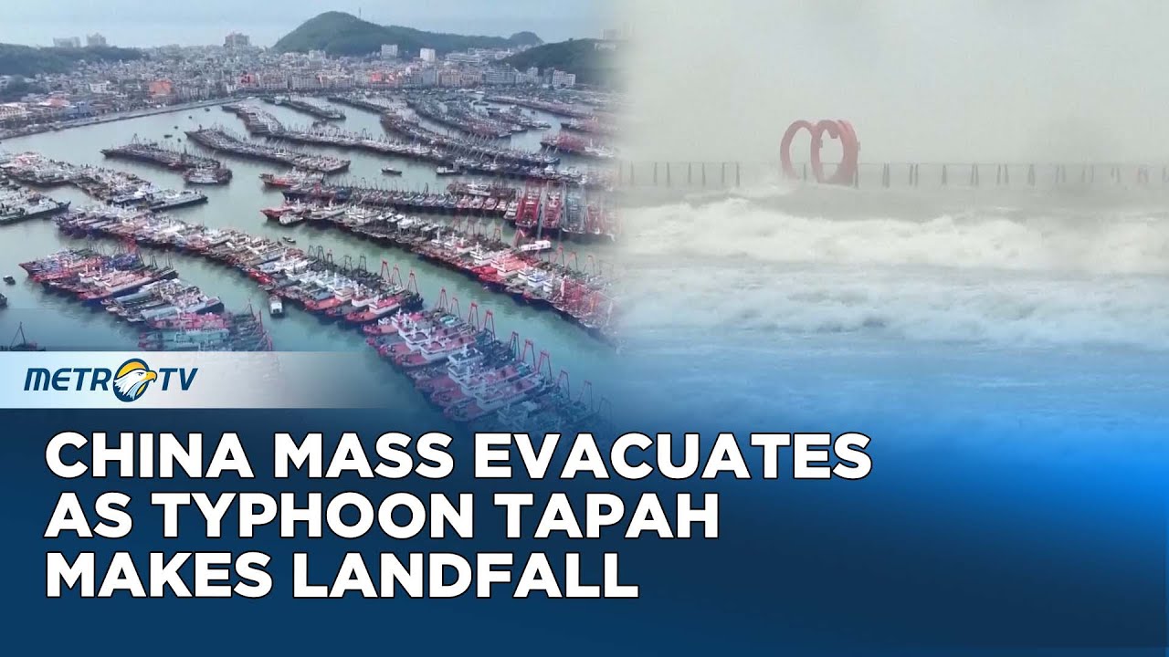 Typhoon Tapah Makes Landfall In South China's Guangdong