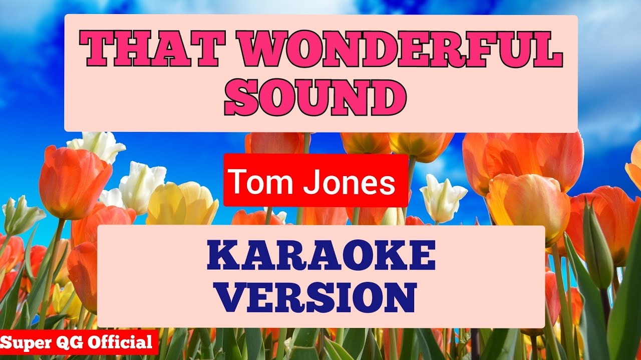 THAT WONDERFUL SOUND-Tom Jones (KARAOKE Version)
