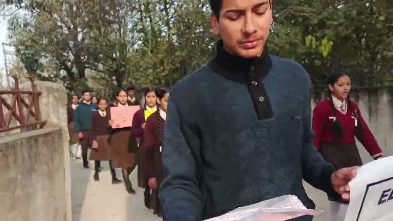 VOTER AWARENESS RALLY IN R/O GSSS LUDDER MAHADEV