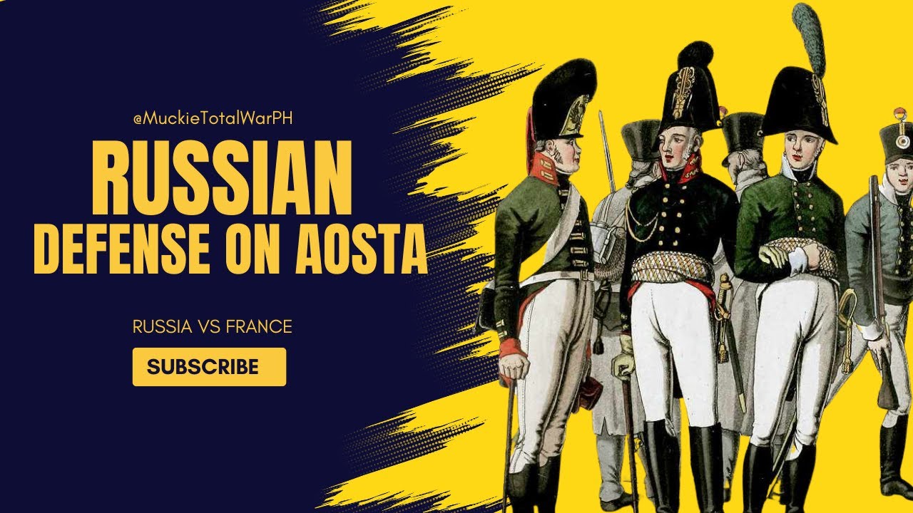 ⚔️ Last Stand in Aosta Valley! Russian Lines vs French Empire