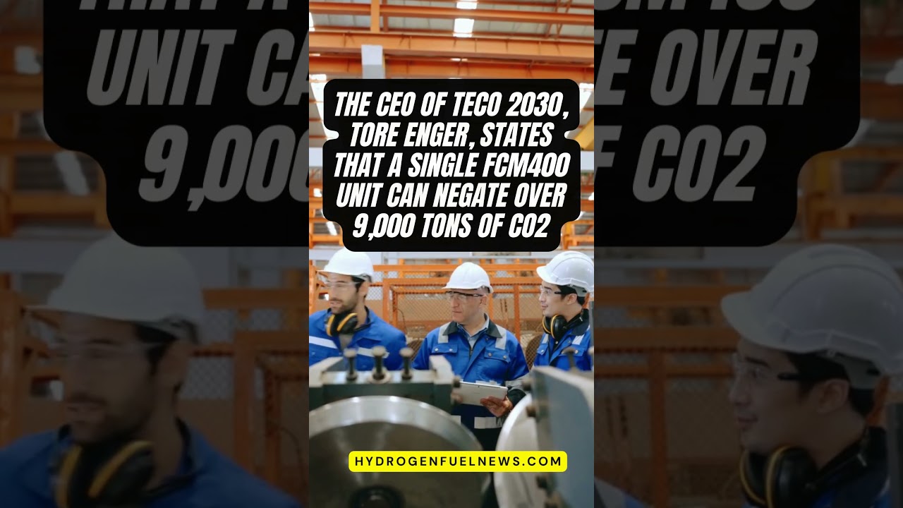 Hydrogen News: TECO's FCM400 - The Future of CO2 Reduction with Hydrogen Fuel Cells #hydrogen #hfn
