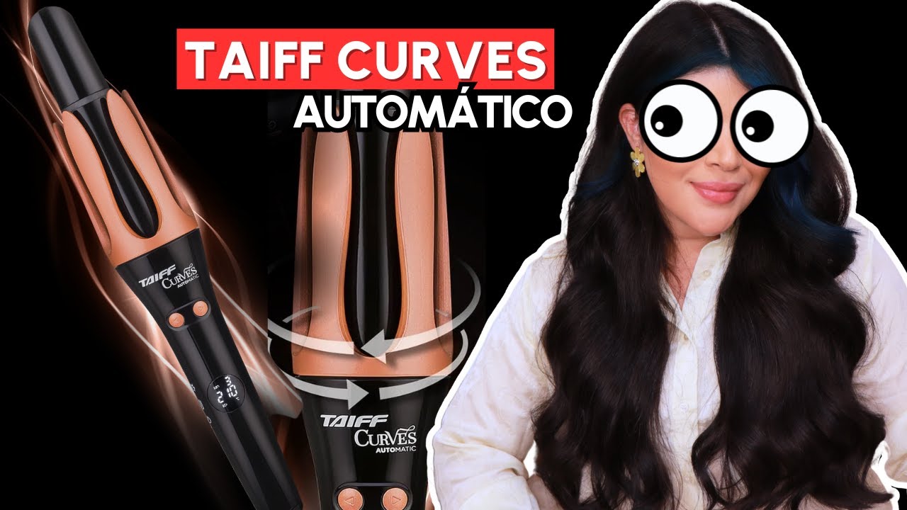 ⚙️ TAIFF CURVES AUTOMÁTICO: Modelador de cachos automático de 32mm [Bivolt]