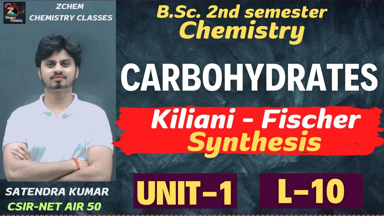 L-10 | Kiliani fischer synthesis|Kiliani fischer synthesis of carbohydrates #chemistry #biochemistry