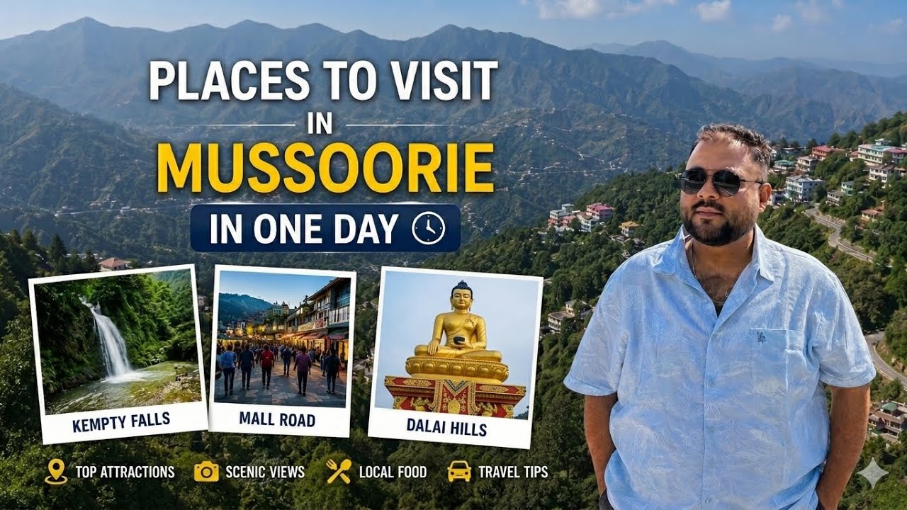 Mussoorie One Day Itinerary 2026 | Best Places to Visit in Mussoorie in 1 Day
