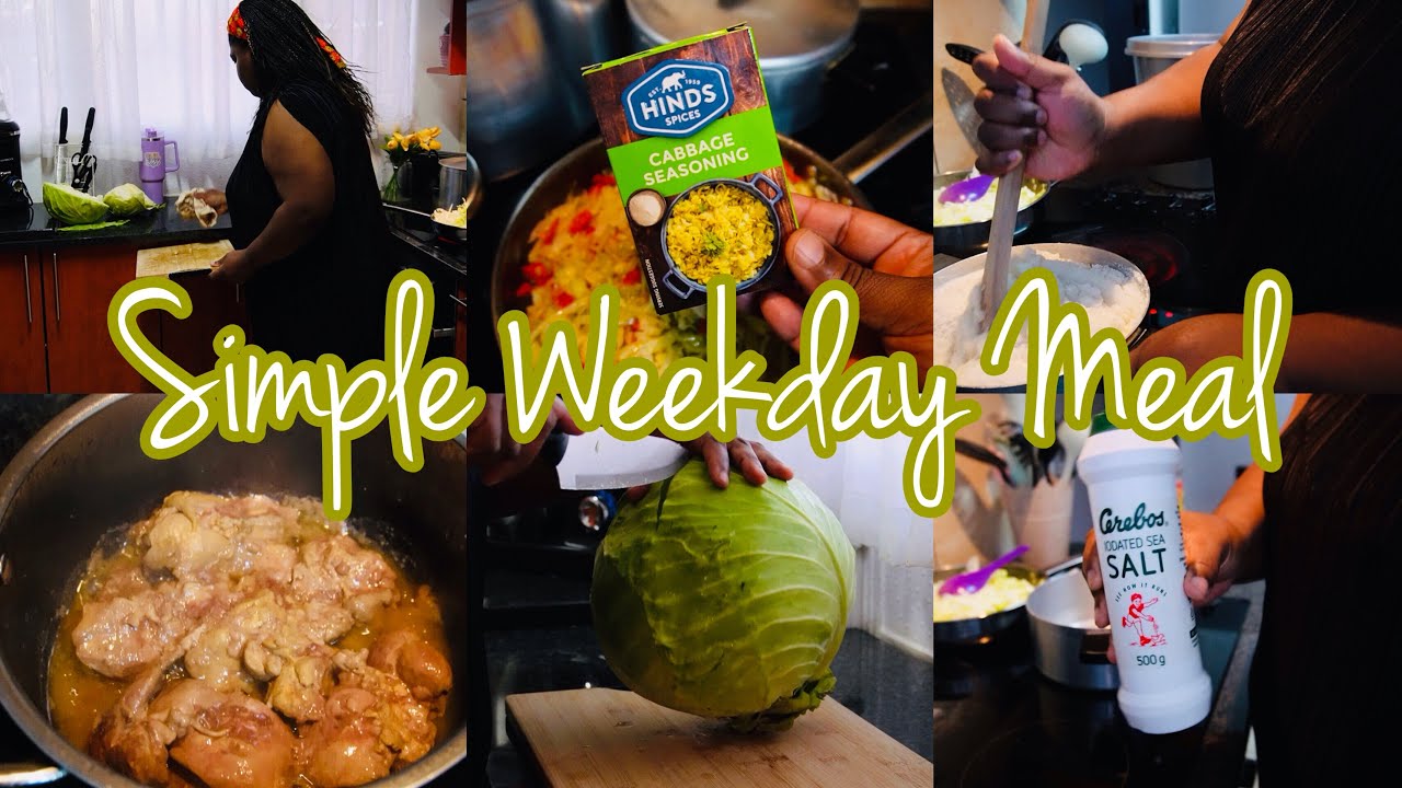 COOK WITH ME || EASY MIDWEEK MEAL || DINNER || HOMEMAKING || SOUTH AFRICAN YOUTUBER