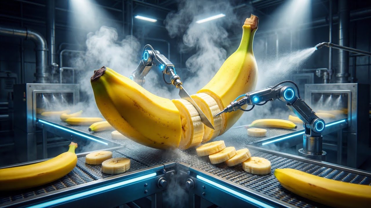 How Bananas Are Processed in Modern Factories | From Farm to Market