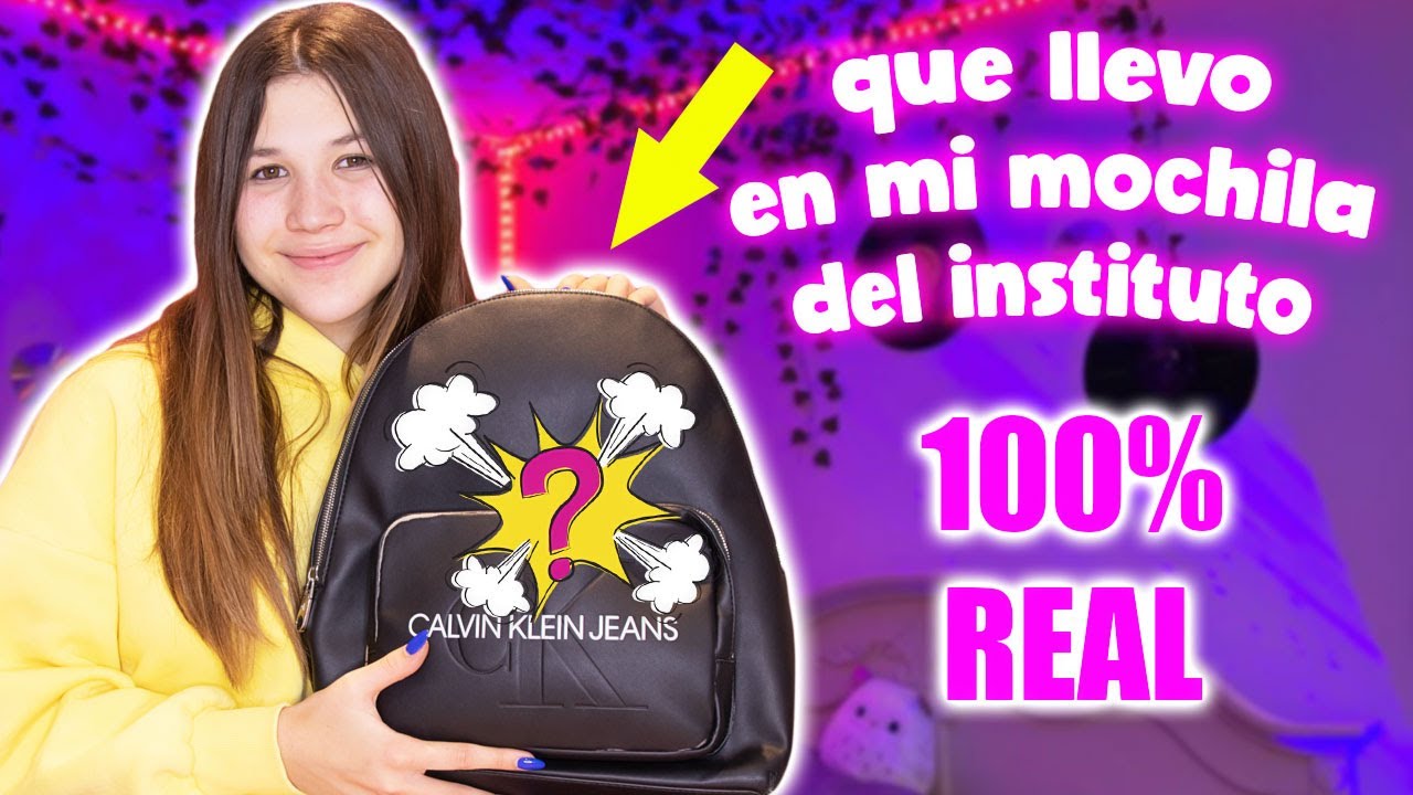 ¿QUÉ HAY EN MI MOCHILA DEL INSTITUTO en ESPAÑA? 100% REAL  ❤️ Daniela Golubeva