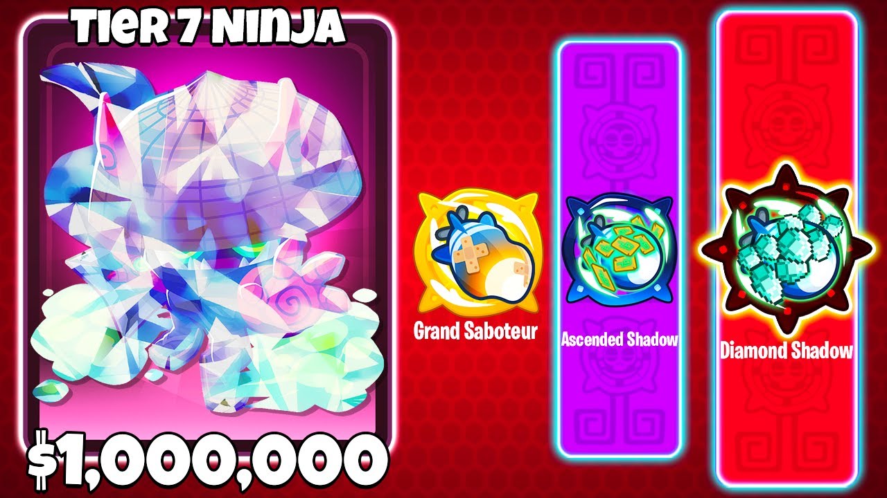 Tier 7 Ninja Paragon! (STRONGEST Tower in BTD 6)