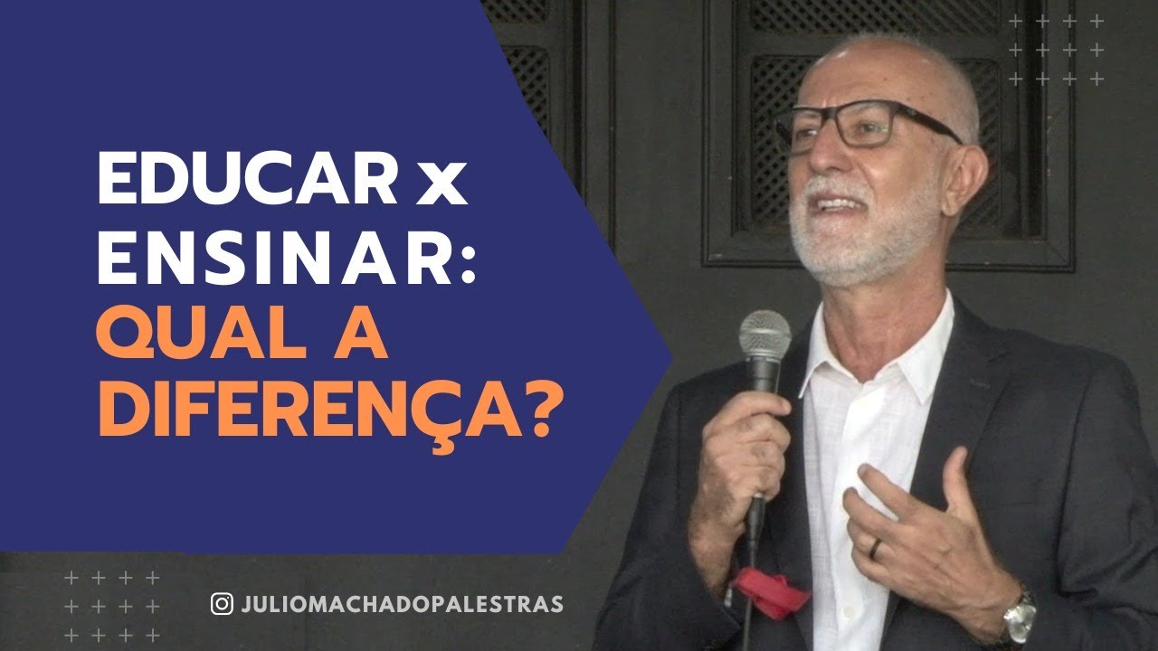 EDUCAR x ENSINAR: qual a diferença? Júlio Machado