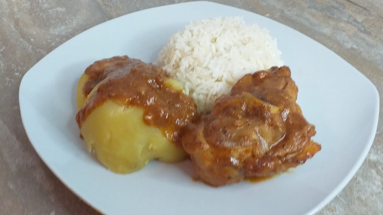 Como preparar adobo de pavita/fácil y rápido de preparar