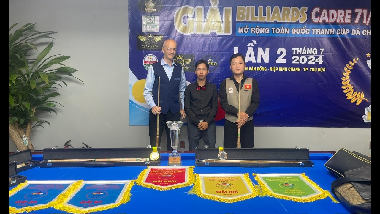 XAVIER (THỤY SỸ) VS PHƯỚC THÀNH (PCCC)  -  CHUNG KẾT GIẢI CADRE 71/2 SERIE A CLB BÀ CHIỂU 2