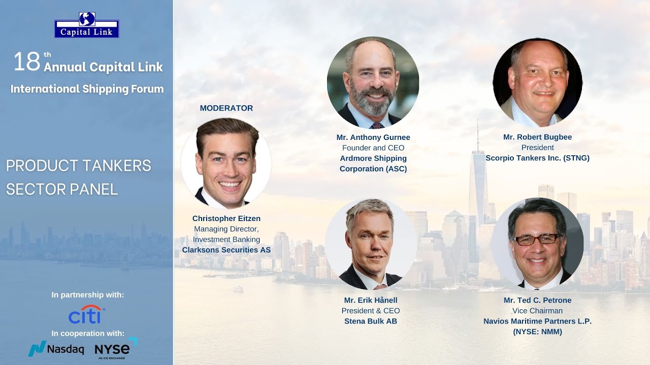 18th Annual Capital Link International Shipping Forum | Product Tanker Sector Panel