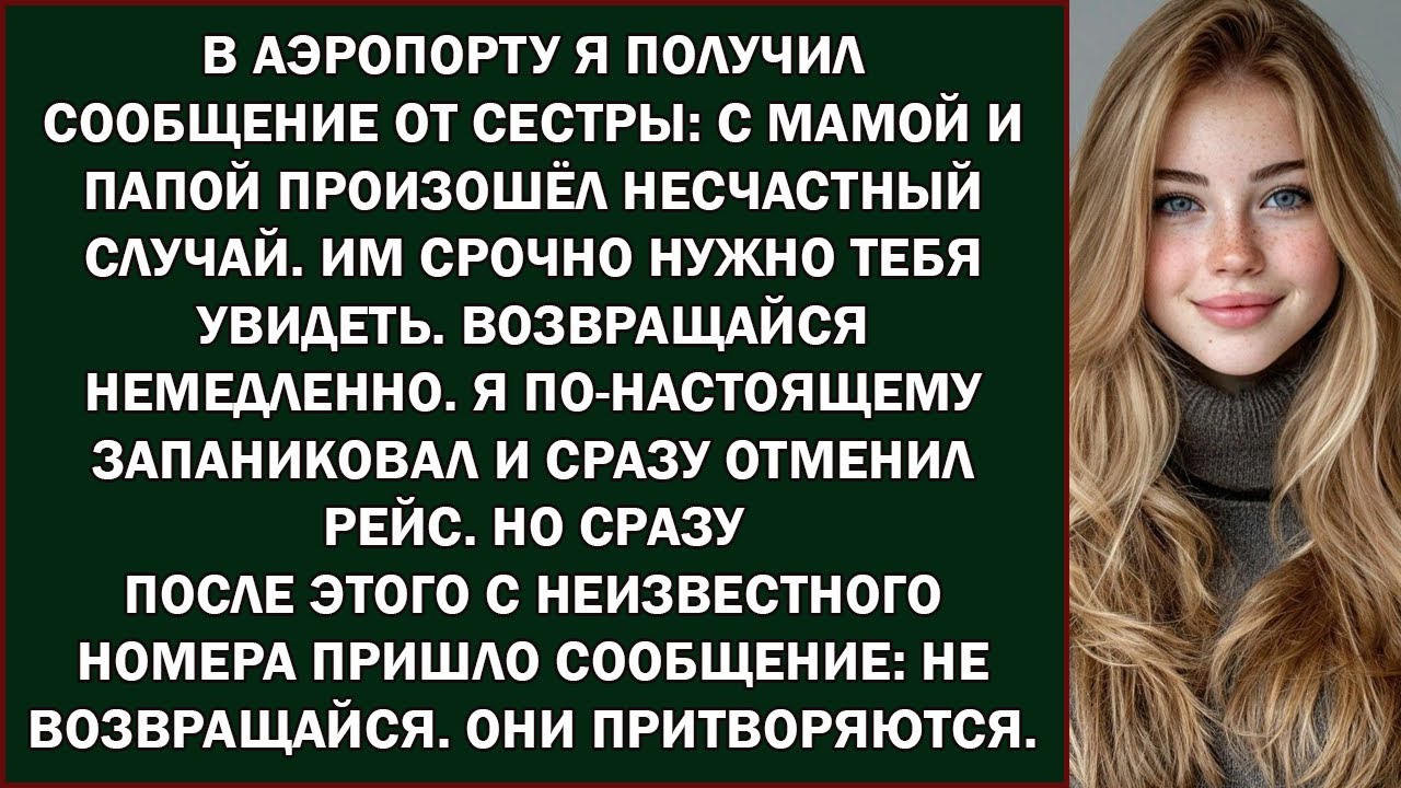 я получил сообщение от сестры  «срочно приезжай домой… произошло что то большое»  но потом…