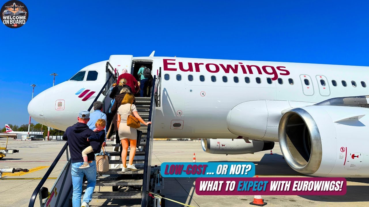[4K] TRIP REPORT | Eurowings A319 | Low-Cost Lufthansa Experience | Venice ✈ Hamburg