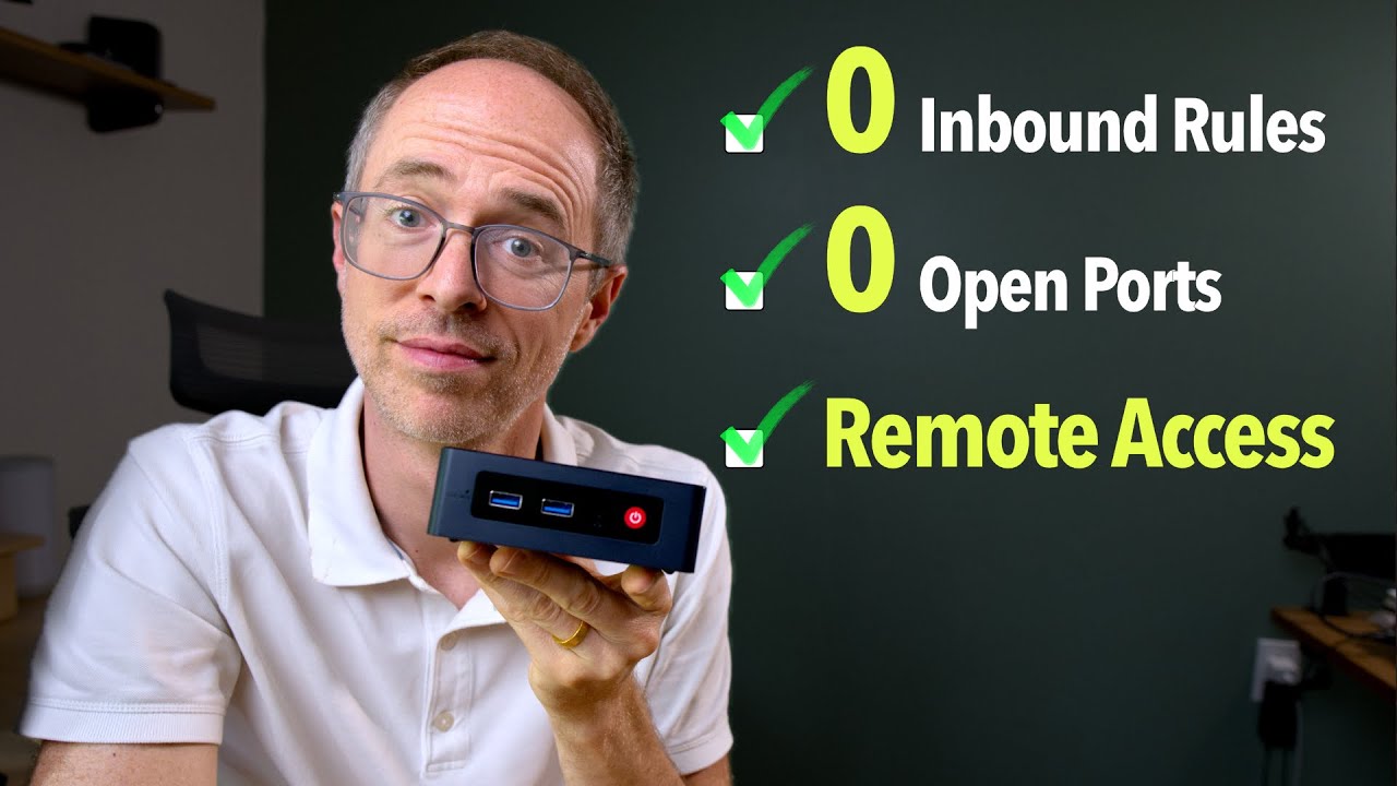 Remote Homelab Access the RIGHT Way: No Open Ports, No Inbound Rules
