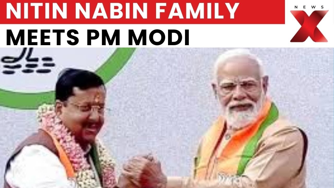 Nitin Nabin’s Family Meets PM Modi After Swearing-In As BJP President, Shares Warm Moment