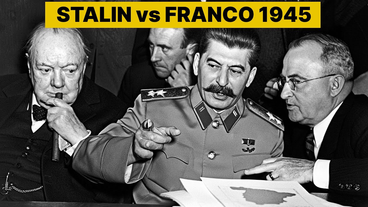 STALIN Quiso DESTRUIR a Franco en 1945: CHURCHILL lo Salvó | La Reunión Secreta de Potsdam