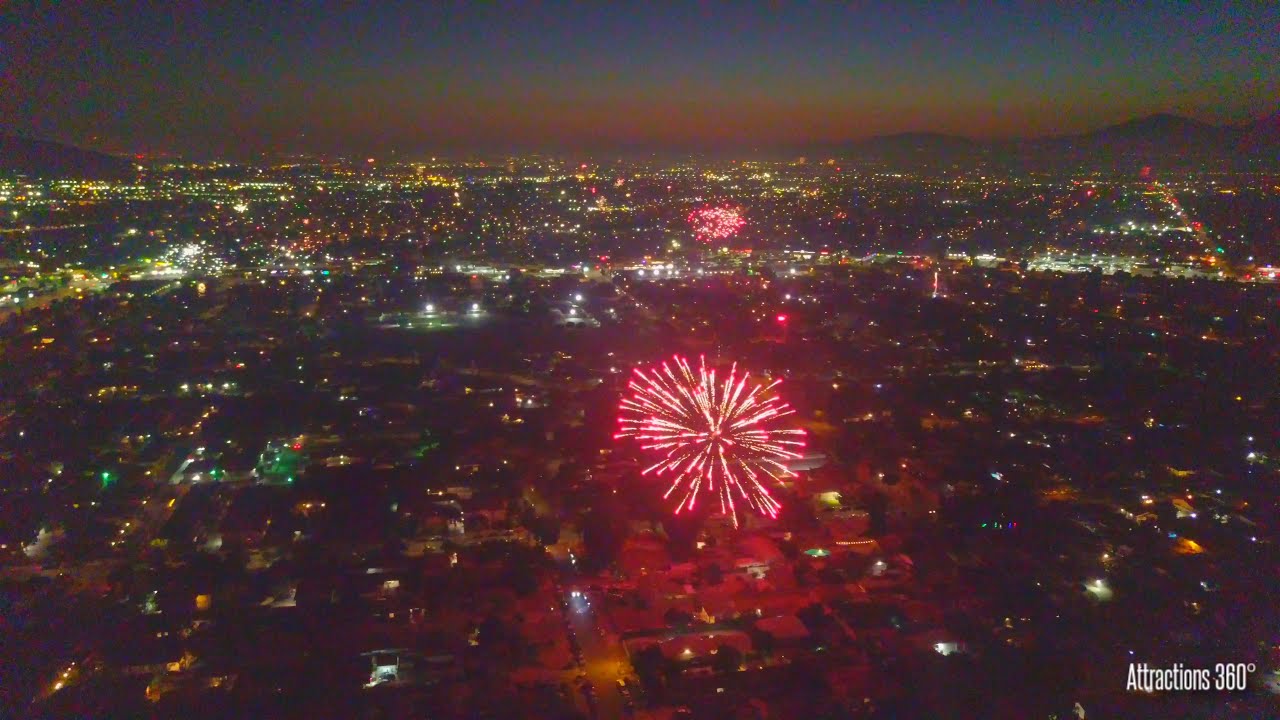 INSANE Fireworks over Los Angeles - Fourth of July 2020