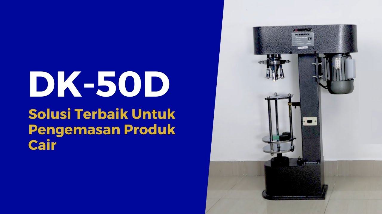 SUPER FAST!!! PENYEGEL TUTUP BOTOL ALUMUNIUM | LOCKING & CAPPING MACHINE | DK-50D