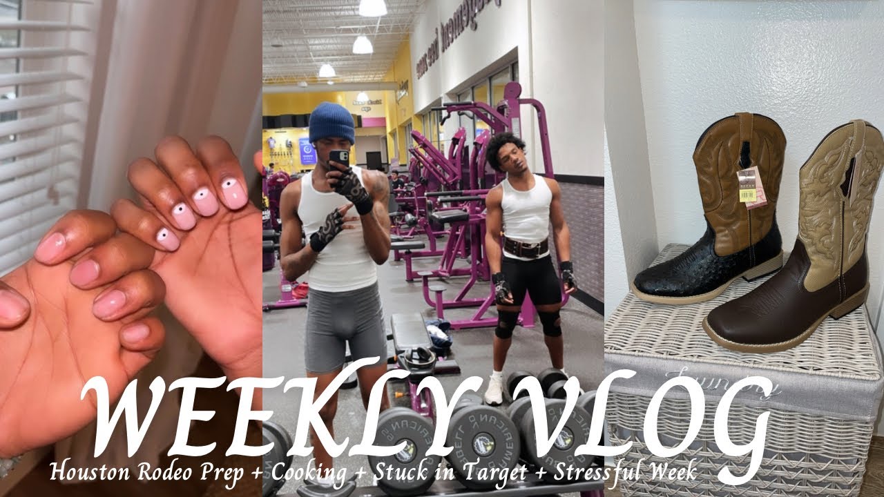 WEEKLY VLOG| HOUSTON RODEO PREP + STUCK IN TARGET + READY TO MOVE | DUSTIN & RHOBERT