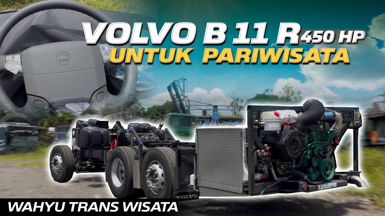 GEBRAKAN BUS PENDATANG BARU DARI BEKASI‼️Wahyu Trans Wisata Nusantara || Volvo B11R 450HP