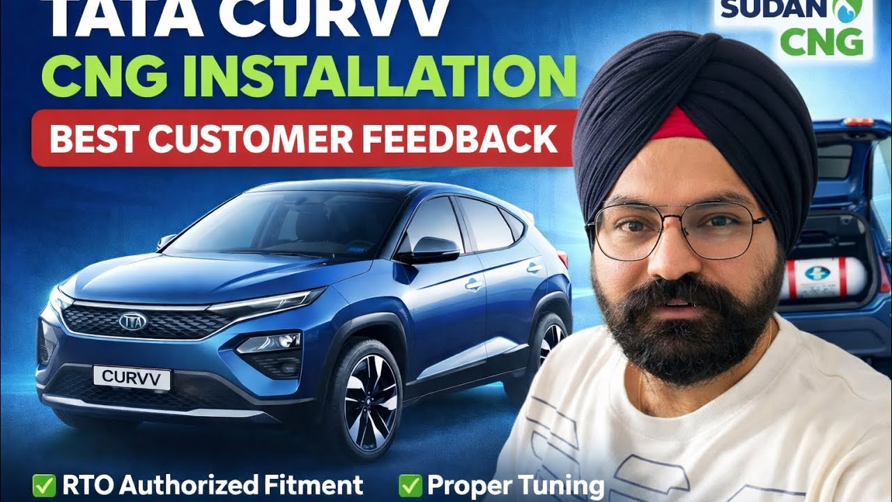 Tata Curvv 2025 CNG Installation | Best Customer Feedback | RTO Authorized Fitment by Mumbai Thane 