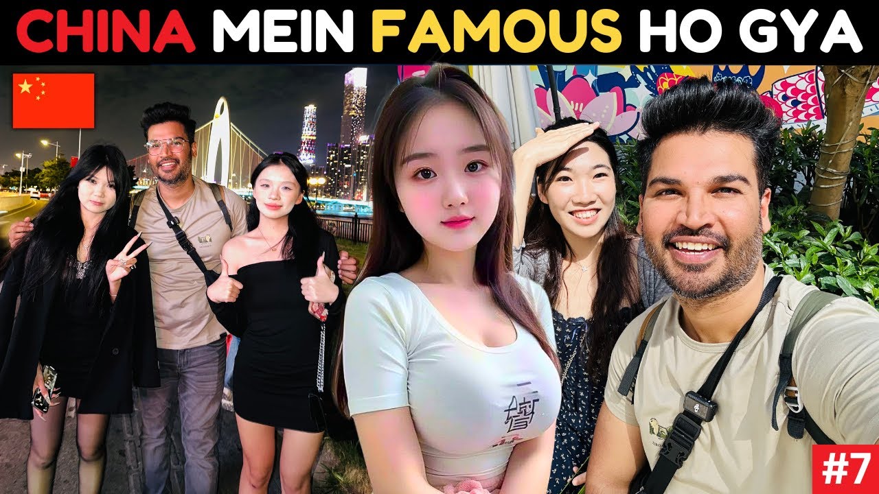 BECAME CELEBRITY IN CHINA, Guangzhou | Beijing Pedestrian Street And Canton Tower #chinatravelvlog