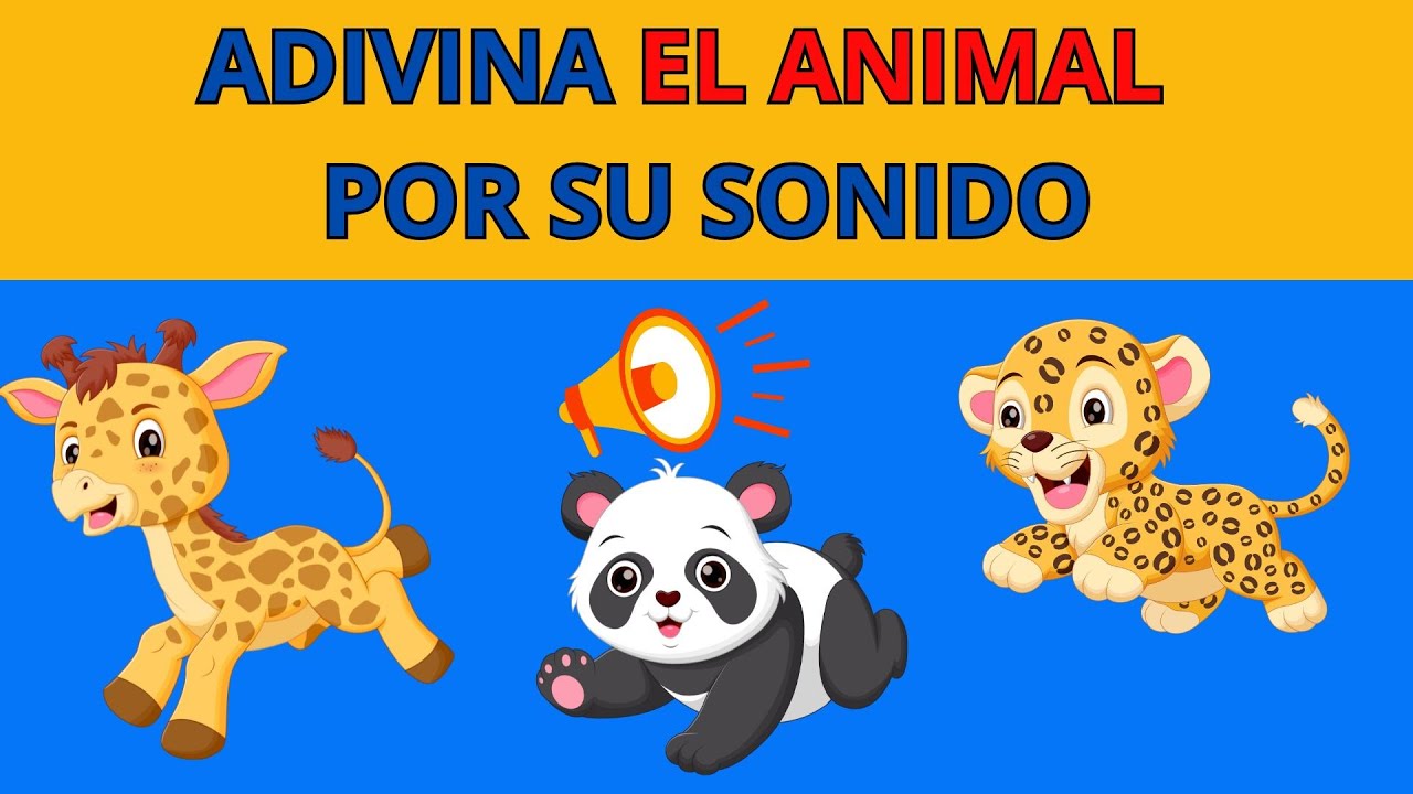 ¡Adivina el ANIMAL por el sonido! 🐾🔊 ¿Puedes Identificarlos Todos?