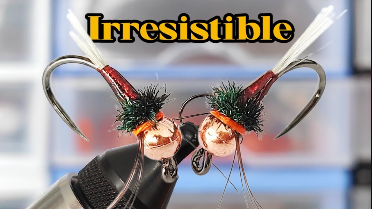 Montaje de moscas: ¡La Irresistible! Arzur Drag Queen. Euro Nymph.