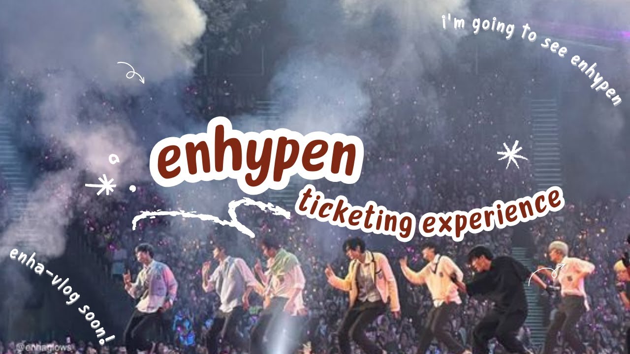 getting enhypen tickets 'fate' world tour p.s. i got super lucky!