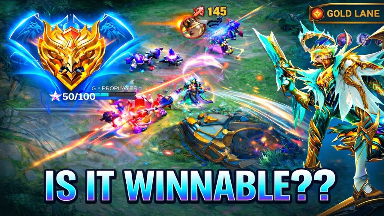 Surviving the Gold Lane in Glory Rank: Granger Gameplay | Mobile Legends