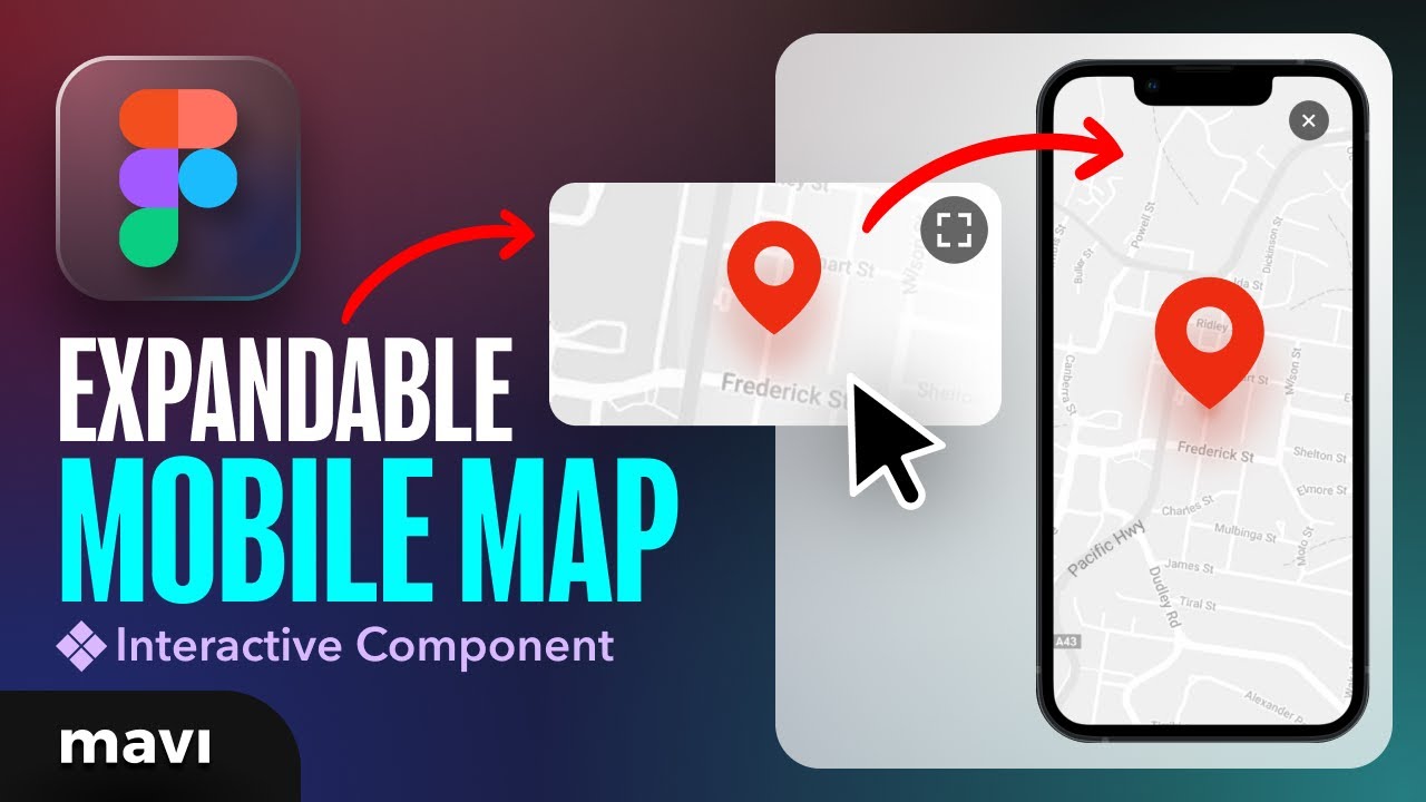 Design an Expandable Map in Figma