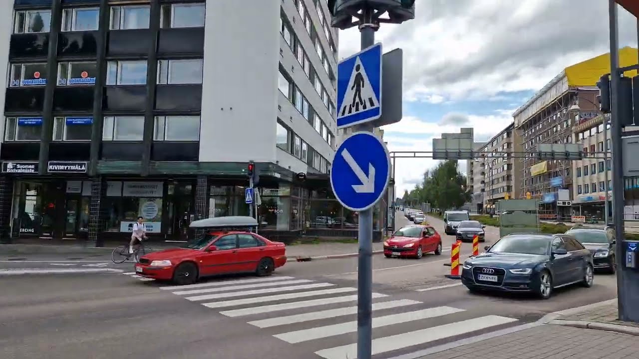 Jyväskylä, Finland(Suomi), Summer 2023 Tram Tour - Don't miss this beautiful video!(Part2)