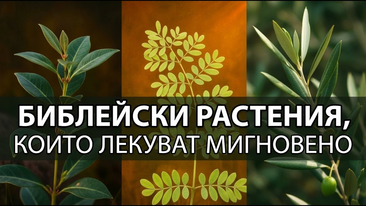15 Библейски Растения, Които Ще Ви Излекуват Мигновено