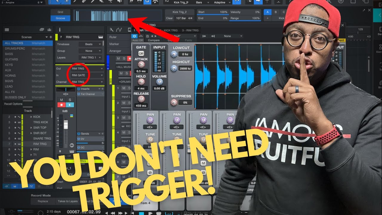 SECRET WAYS to trigger Drums Natively In Studio One!