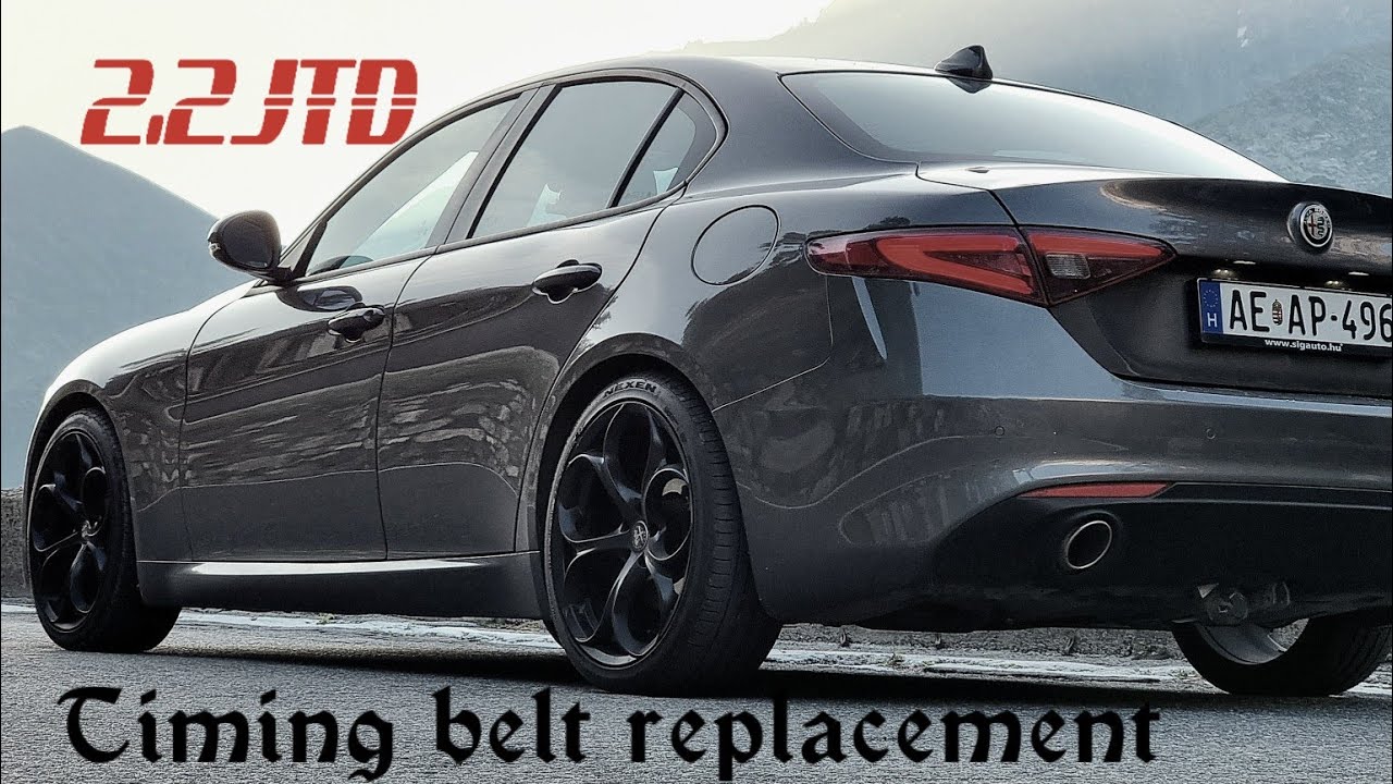Alfa Romeo Giulia 2.2 JTD vezérlés csere / Timing belt replacement/