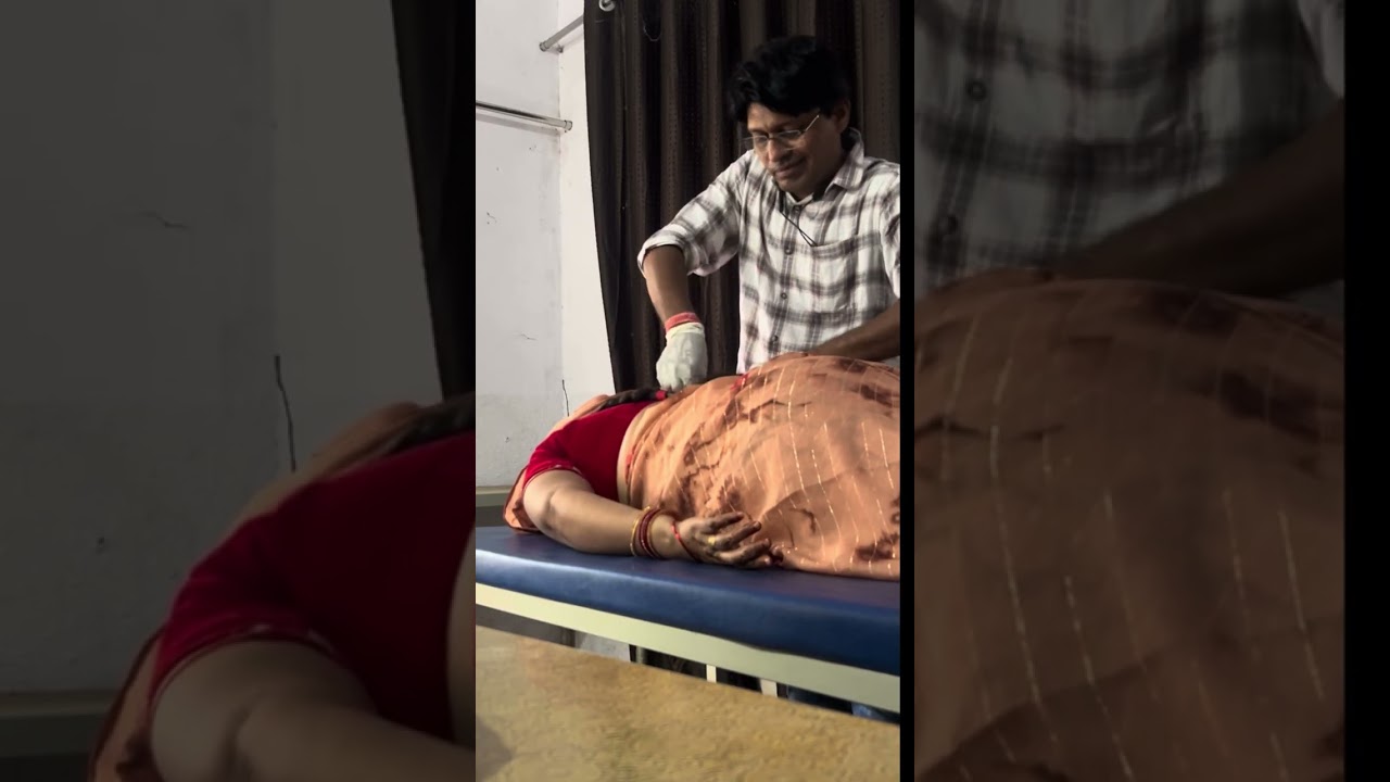 जोड़ो के दर्द muscle और bone के बीच thrust chiropractic तकनीक से दूर किया 