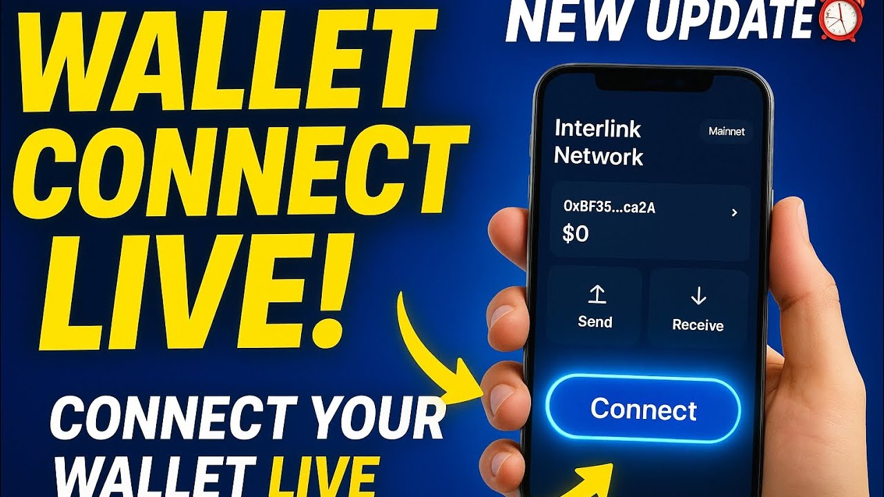 Interlink Network Wallet connect Live | Interlink Network New Update | Create & Connect wallet.