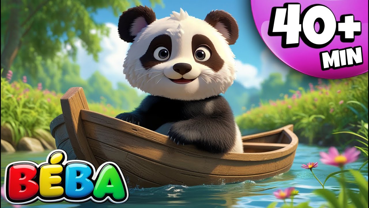 Pluju na své loďce | 40+ minut | Písničky pro děti | BÉBA