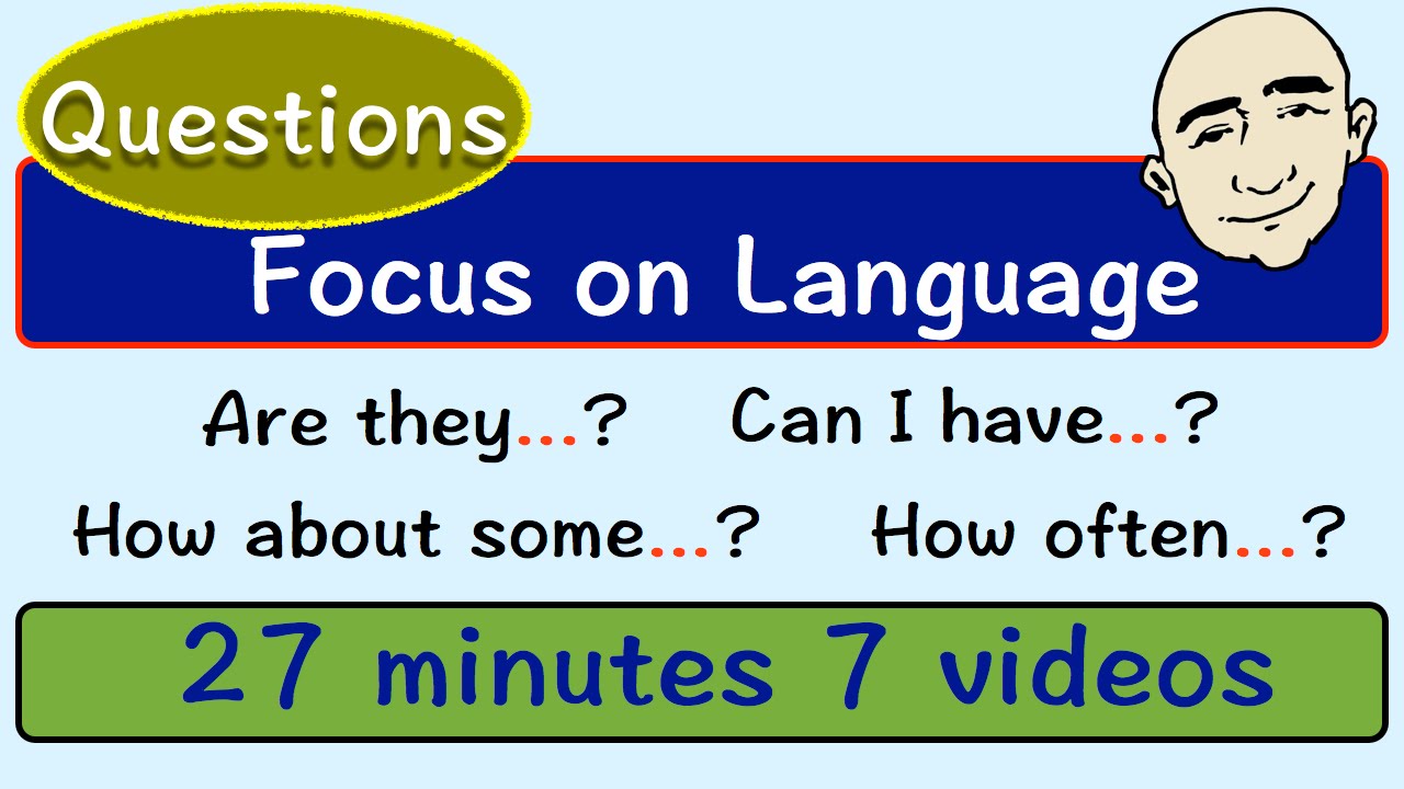 Question Patterns | Focus On Language | English Speaking Practice | ESL | EFL