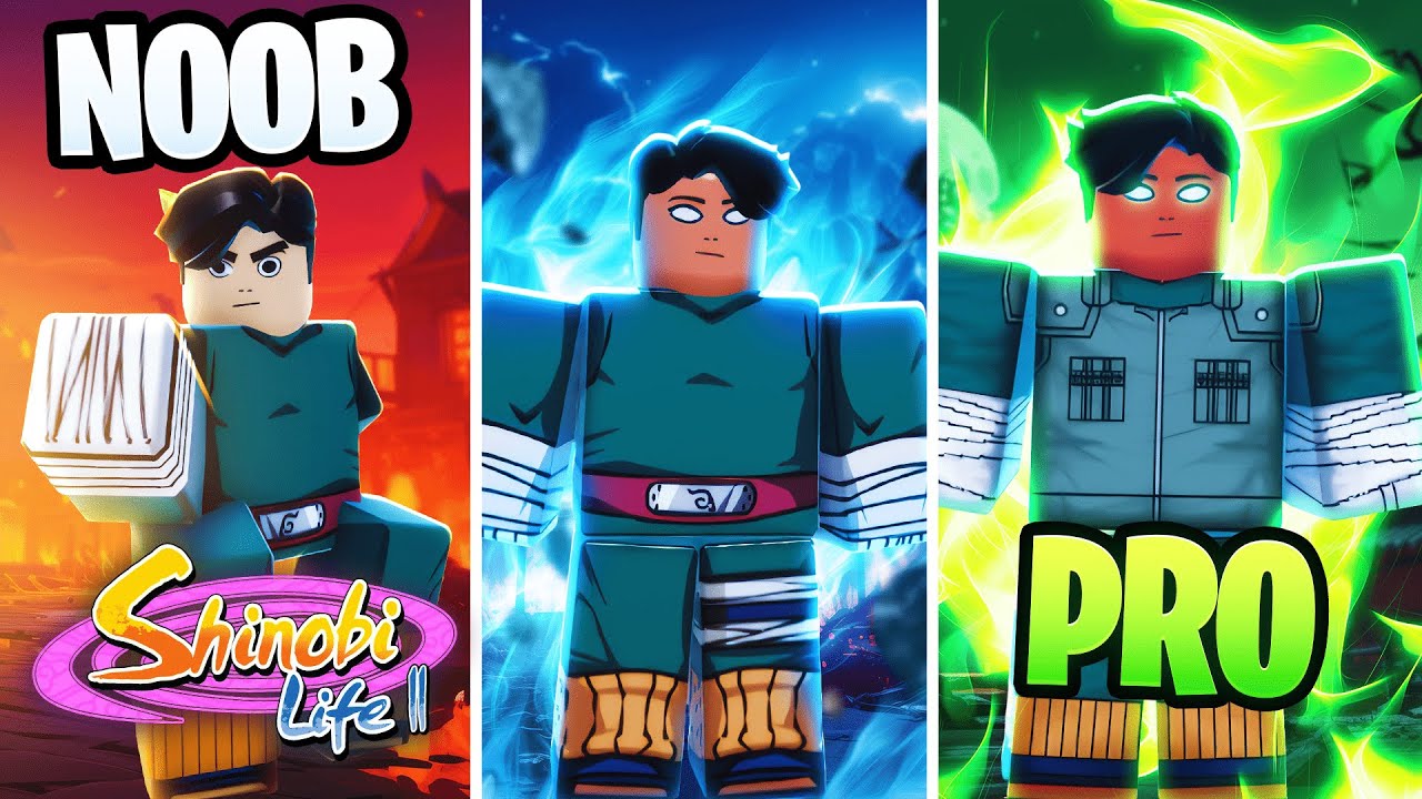 Начинаем заново и переходим от нуба к 8 воротам Рока Ли в Shindo Life (Roblox) Rellgames