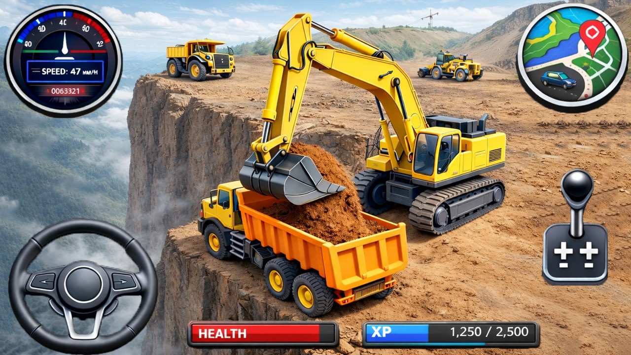 EXTREME Bridge Collapse Fix 2026! 50 TON Truck & Heavy Machines to Save the City (Android Gameplay)