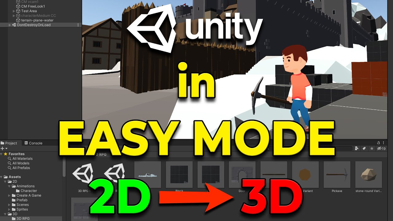 Easy Way to Make 3D Games with Unity - Unity-Bolt (No-Code)