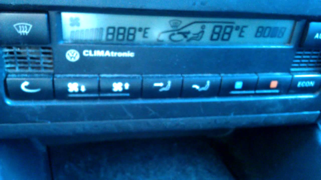 Climatronic VW Golf IV Problem